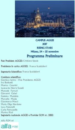 Programma Preliminare - ANIGEA