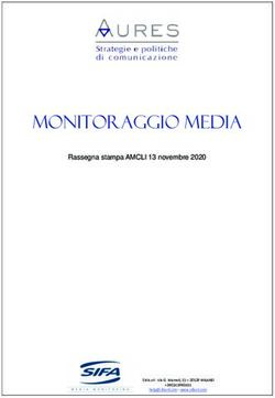 Monitoraggio Media Rassegna stampa AMCLI 13 novembre 2020