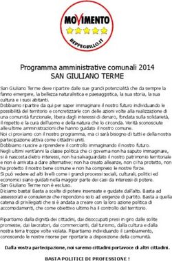 SAN GIULIANO TERME Programma amministrative comunali 2014