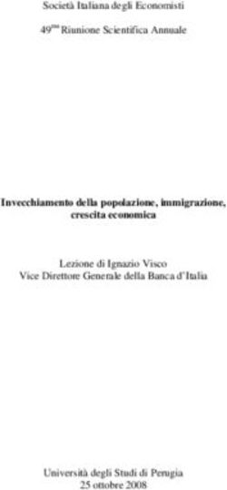 Invecchiamento della popolazione, immigrazione, crescita economica - Società Italiana degli Economisti 49ma Riunione Scientifica Annuale - Lezione ...