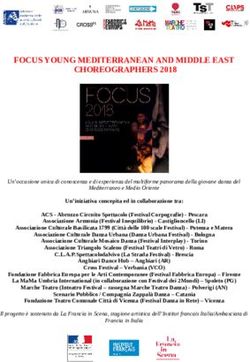FOCUS YOUNG MEDITERRANEAN AND MIDDLE EAST CHOREOGRAPHERS 2018
