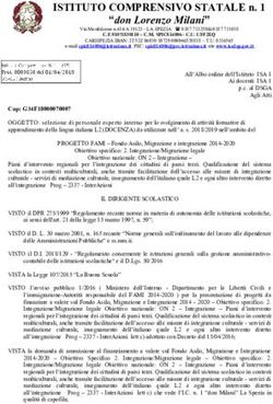 ISTITUTO COMPRENSIVO STATALE n. 1 - "don Lorenzo Milani"