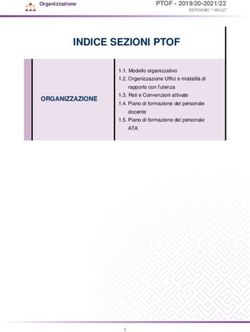 INDICE SEZIONI PTOF - ISTITUTO COMPRENSIVO STATALE ...