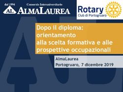 Dopo il diploma: orientamento alla scelta formativa e alle prospettive occupazionali - AlmaLaurea Portogruaro, 7 dicembre 2019