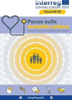 Focus sulla malattia celiaca - bit.ly/FocusCD - Interreg CENTRAL EUROPE