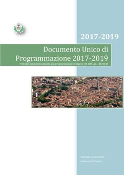 Documento Unico di Programmazione 2017-2019 2017-2019 - Comune di Treviglio