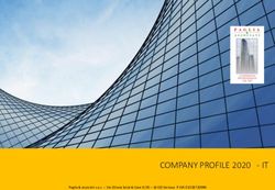 COMPANY PROFILE 2020 - IT - Paglia & Associati