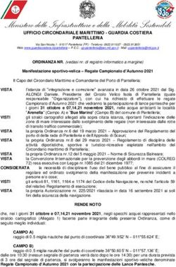 Ministero delle Infrastrutture e della Mobilit&agrave; Sostenibili - Pantelleria ...