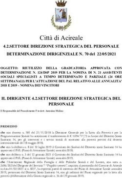 Citt&agrave; di Acireale 4.2.SETTORE DIREZIONE STRATEGICA DEL PERSONALE DETERMINAZIONE DIRIGENZIALE N. 70 del 22/05/2021 - Amministrazione Trasparente