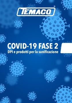 COVID-19 FASE 2 DPI e prodotti per la sanificazione - TEMACO