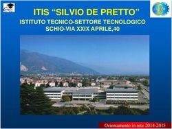 ITIS "SILVIO DE PRETTO" - ISTITUTO TECNICO-SETTORE TECNOLOGICO SCHIO-VIA XXIX APRILE,40 - Itis Silvio De Pretto