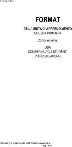 FORMAT DELL' UNITÀ DI APPRENDIMENTO - SCUOLA PRIMARIA UDA CONSEGNA AGLI STUDENTI PIANO DI LAVORO - Istituto Comprensivo di Asiago