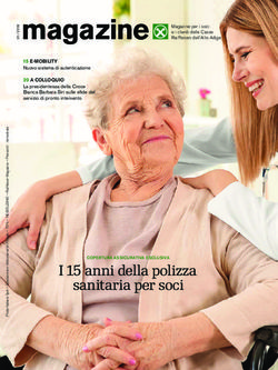 I 15 anni della polizza sanitaria per soci - magazine Magazine per i soci - Raiffeisen Magazin