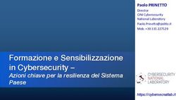 Formazione e Sensibilizzazione in Cybersecurity-Azioni chiave per la resilienza del Sistema Paese - Eventi ...