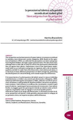 Le percezioni sul talento e sulla genialit&agrave; secondo alcuni studenti gifted Talent and genius from the perspective of gifted students