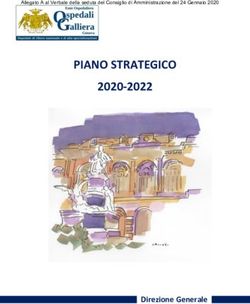 PIANO STRATEGICO 2020-2022 - Direzione Generale - Allegato A al Verbale della seduta del Consiglio di Amministrazione del 24 Gennaio 2020 ...