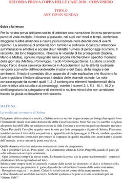 SECONDA PROVA COPPA DELLE CASE 2020 - CORVONERO