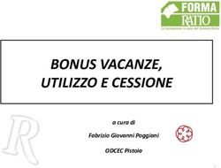BONUS VACANZE, UTILIZZO E CESSIONE - a cura di Fabrizio Giovanni Poggiani ODCEC Pistoia - Bed-and-breakfast.it