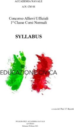 SYLLABUS Concorso Allievi Ufficiali 1ª Classe Corsi Normali - ACCADEMIA NAVALE A.N. CM 08