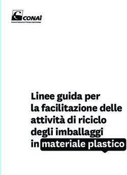 Linee guida per la facilitazione delle attivit&agrave; di riciclo degli imballaggi in materiale plastico