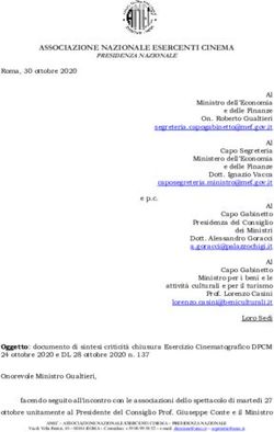 ASSOCIAZIONE NAZIONALE ESERCENTI CINEMA - Senato