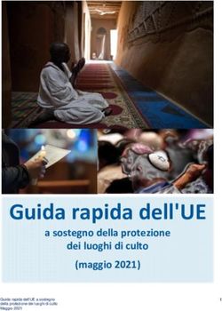 Guida rapida dell'UE a sostegno della protezione dei luoghi di culto (maggio 2021)