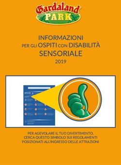 SENSORIALE INFORMAZIONI - PER GLI OSPITI CON DISABILIT&Agrave; - Gardaland Hotel