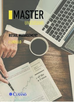 MASTER UNICUSANO RETAIL MANAGEMENT I LIVELLO