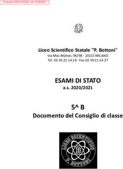 ESAMI DI STATO 5 B Documento del Consiglio di classe - Liceo Bottoni