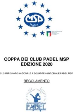 COPPA DEI CLUB PADEL MSP EDIZIONE 2020 - REGOLAMENTO - Padel Amatoriale