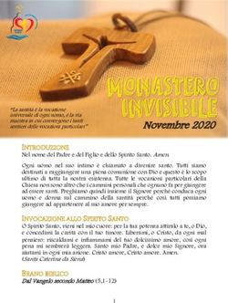 Monastero Invisibile Novembre 2020