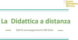La Didattica a distanza - Staff di accompagnamento USR Sicilia - IISS Alessandro Volta