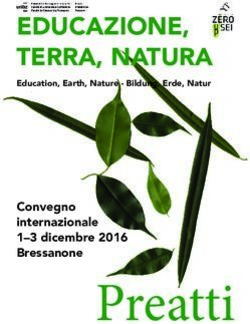 EDUCAZIONE, TERRA, NATURA - Convegno internazionale 1 -3 dicembre 2016 Bressanone - Zeroseiup