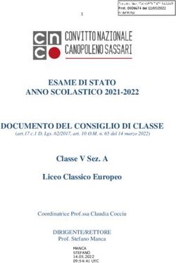 ESAME DI STATO ANNO SCOLASTICO 2021-2022 DOCUMENTO DEL CONSIGLIO DI ...