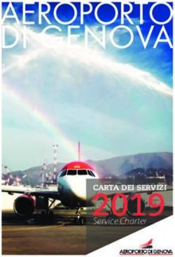 AEROPORTO DI GENOVA - 2019 Service Charter - Assaeroporti