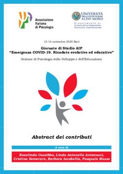 Abstract dei contributi - Associazione Italiana di Psicologia