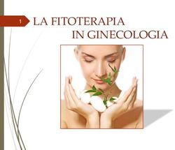 LA FITOTERAPIA IN GINECOLOGIA