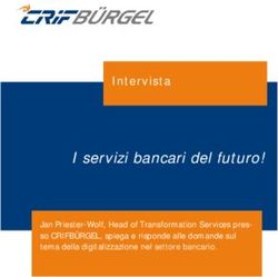 I servizi bancari del futuro! - Intervista Jan Priester-Wolf, Head of Transformation Services pres- so CRIFBÜRGEL, spiega e risponde alle domande ...