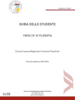 GUIDA DELLO STUDENTE FACOLTA' DI FILOSOFIA - Corso di Laurea Magistrale in Scienze Filosofiche - Università ...