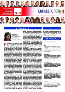 EDITORIALE - Eurodeputati PD