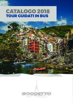 CATALOGO 2018 TOUR GUIDATI IN BUS - Boggetto Viaggi