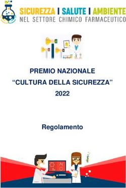 PREMIO NAZIONALE "CULTURA DELLA SICUREZZA" - 2022 Regolamento