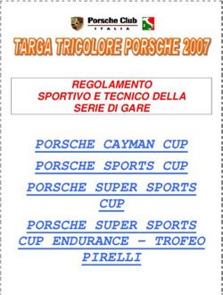 PORSCHE CAYMAN CUP PORSCHE SPORTS CUP PORSCHE SUPER SPORTS CUP PORSCHE SUPER SPORTS CUP ENDURANCE - TROFEO PIRELLI - REGOLAMENTO SPORTIVO E ...