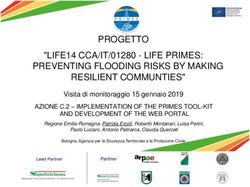PROGETTO "LIFE14 CCA/IT/01280 - LIFE PRIMES: PREVENTING FLOODING RISKS BY MAKING RESILIENT COMMUNTIES"