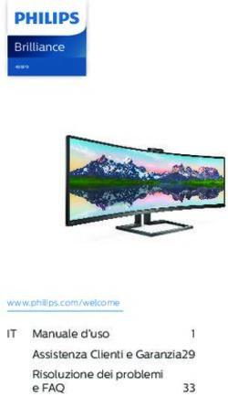 IT Manuale d'uso 1 Assistenza Clienti e Garanzia 29 Risoluzione dei problemi e FAQ - Philips