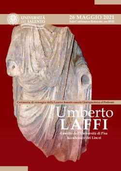 LAFFI Umberto - 26 MAGGIO 2021 - Dipartimento di Civiltà e Forme del Sapere