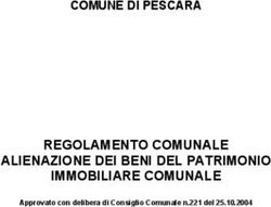 REGOLAMENTO COMUNALE ALIENAZIONE DEI BENI DEL PATRIMONIO IMMOBILIARE COMUNALE - COMUNE DI PESCARA