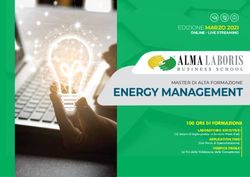 ENERGY MANAGEMENT EDIZIONE MARZO 2021 - ONLINE - LIVE STREAMING - Alma Laboris