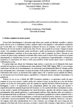Convegno nazionale AIS-ELO La regolazione dell'economia tra formale e informale