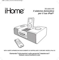Il sistema domestico per il tuo iPod - Modello iH8